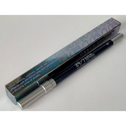 Карандаш для глаз 24/7 Lsd Navy Shimmer с бирюзовыми блестками — полный размер — совершенно новый в коробке, Urban Decay — фото 3
