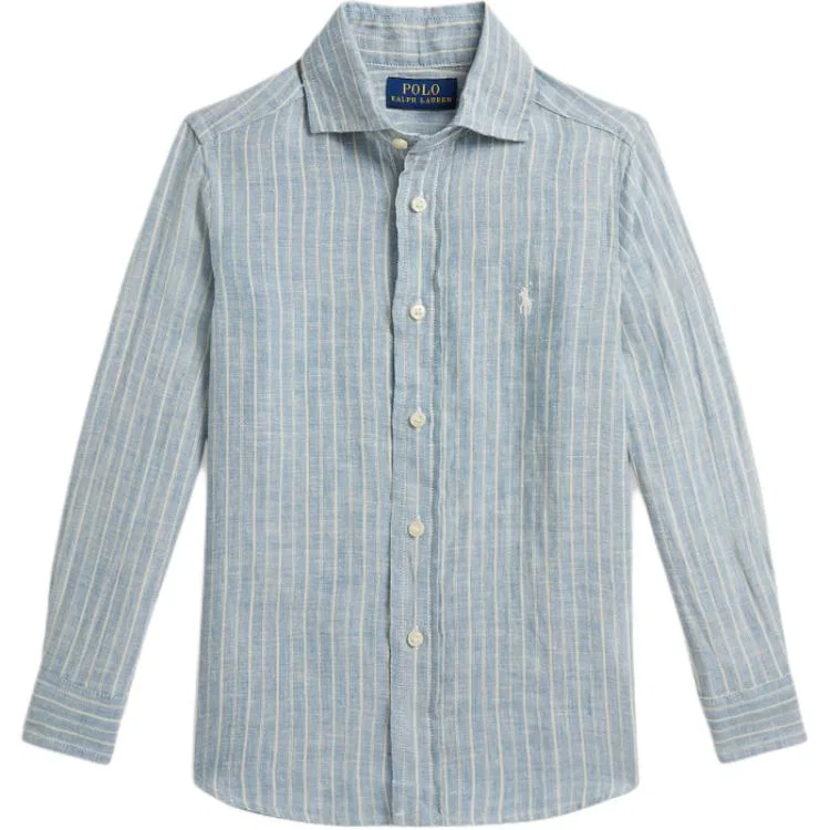 Повседневная рубашка для мальчиков Polo Ralph Lauren Blue Beige
