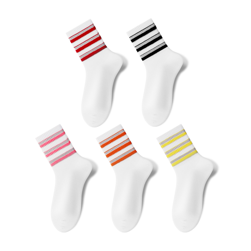

Комплект носков Warrior до середины голени унисекс, 1 Red, 1 Black, 1 Pink, 1 Orange, 1 Yellow