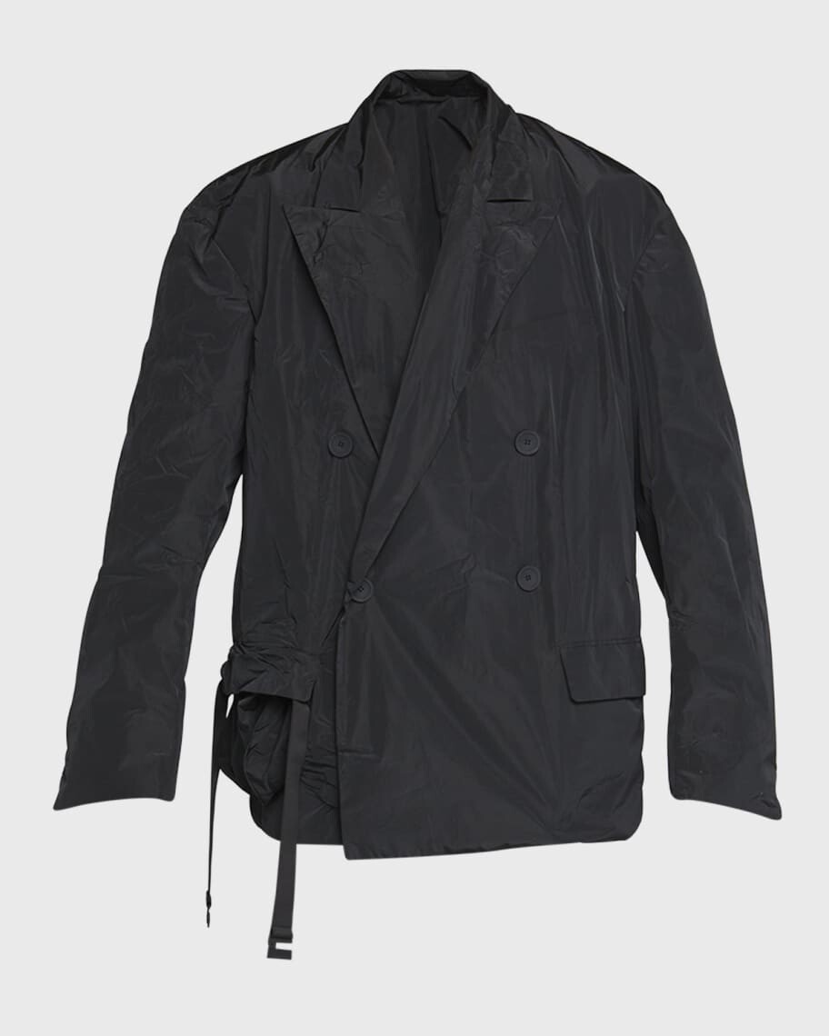

Мужская куртка из тафты оверсайз Packable Balenciaga, Черный, Мужская куртка из тафты оверсайз Packable Balenciaga