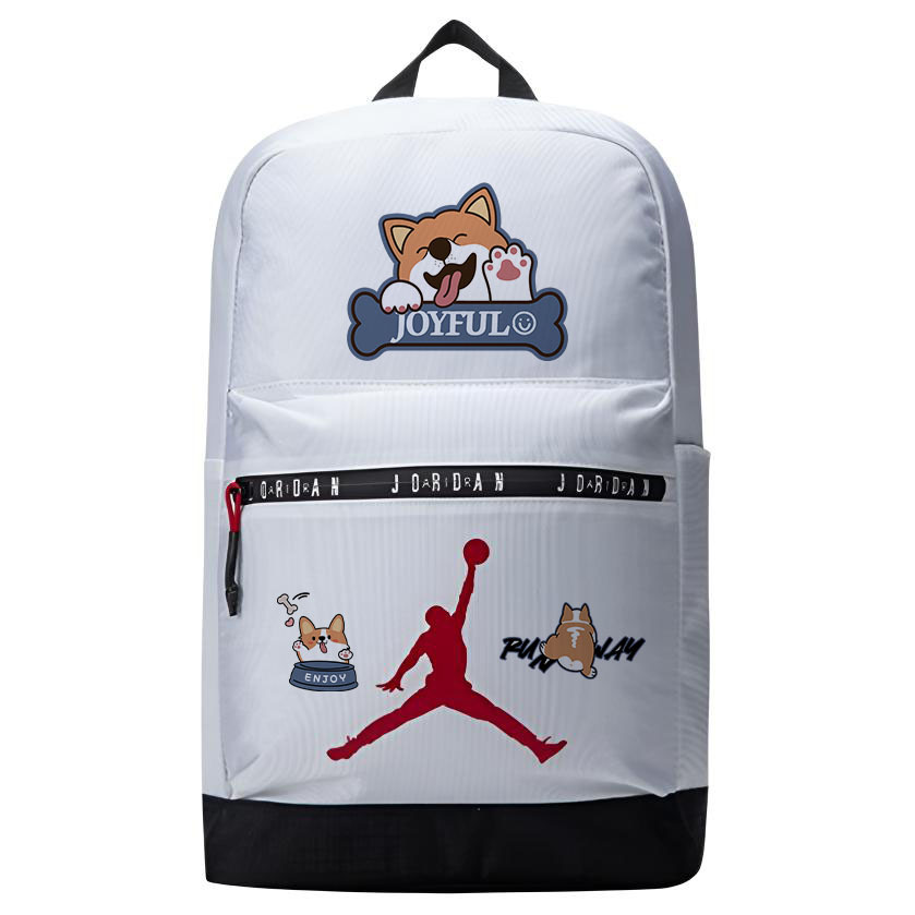 

Jordan Полиэстеровый рюкзак унисекс белый, Corgi