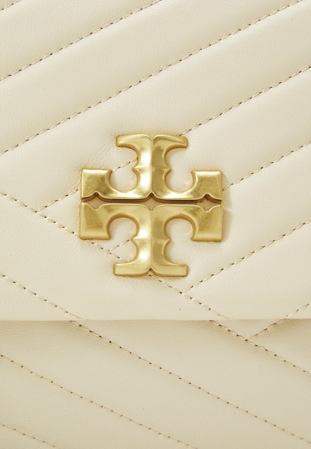 

Сумка через плечо Kira Chevron Convertible Shoulder Tory Burch, кремовыйовый