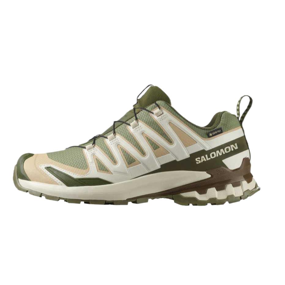 

SALOMON Кроссовки для бега XA Pro 3D V9 Breathable Low Top, мужские, зелено-бежевые