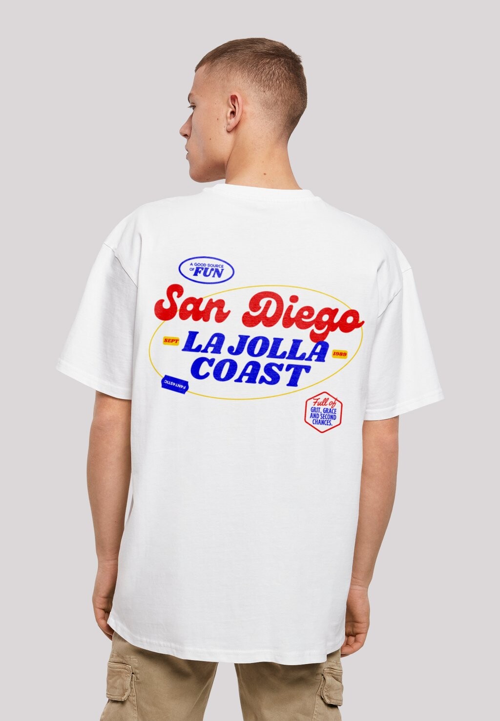 

Футболка с принтом SAN DIEGO F4NT4STIC, белый