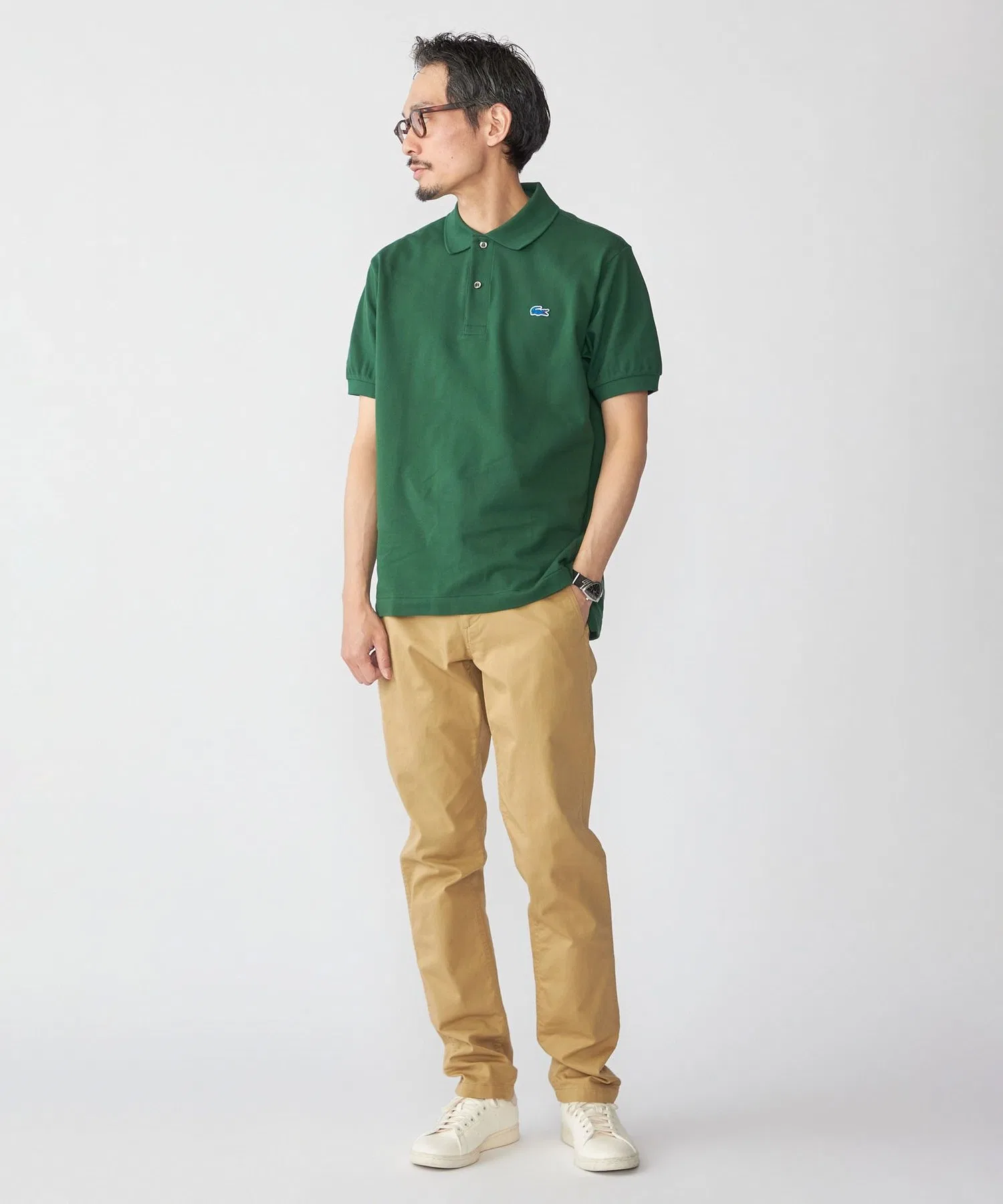 [Эксклюзивно для SHIPS] LACOSTE: Поло с удлиненной задней частью — фото 4
