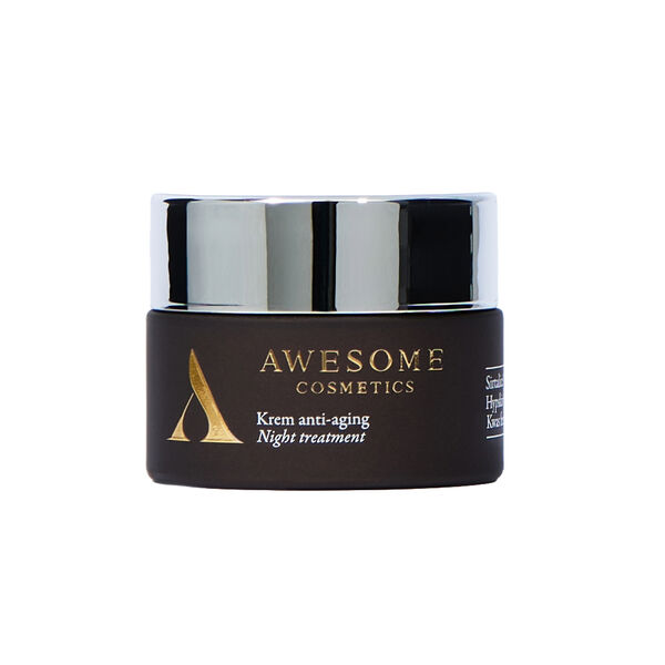 

Ночной крем против морщин, ночной уход, 50 мл Awesome Cosmetics Anti aging