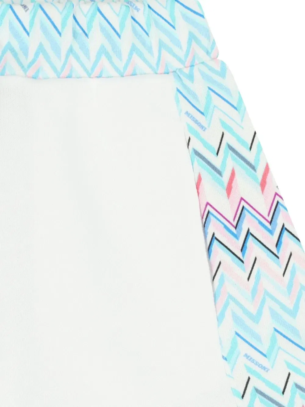 Шорты с узором зигзаг Missoni Kids, белый — фото 3
