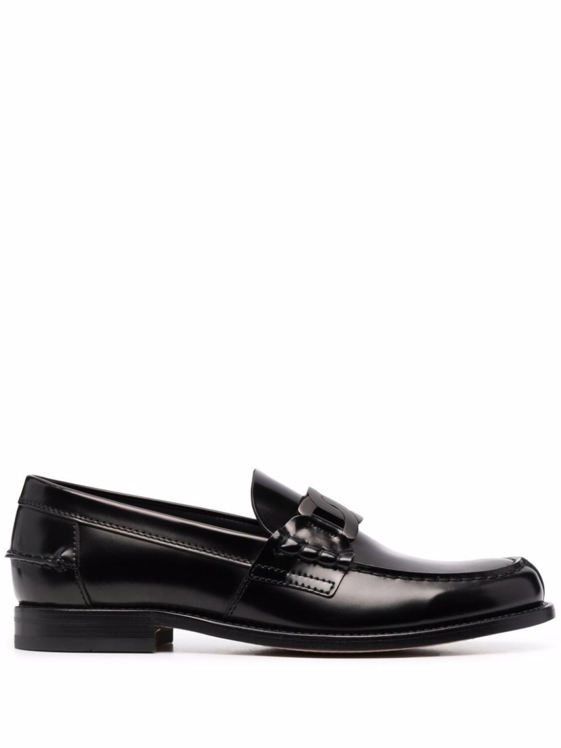 

Tod's лоферы с цепочкой, черный
