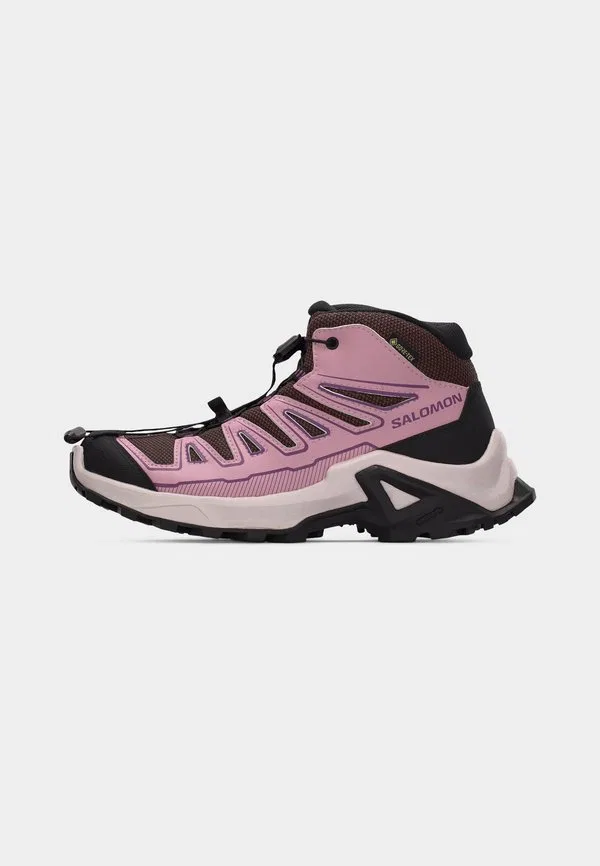 X ultra mid gtx походные ботинки Salomon, Huckleberry/Dawn Pink/Concord Grape — фото 2