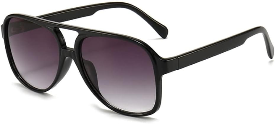 

Женские солнцезащитные очки MUTYNE с градиентным покрытием, винтажные, с антибликовым покрытием, для вождения, квадратные, с двойным лучом, защита от УФ-излучения UV400, C2 Black Gray