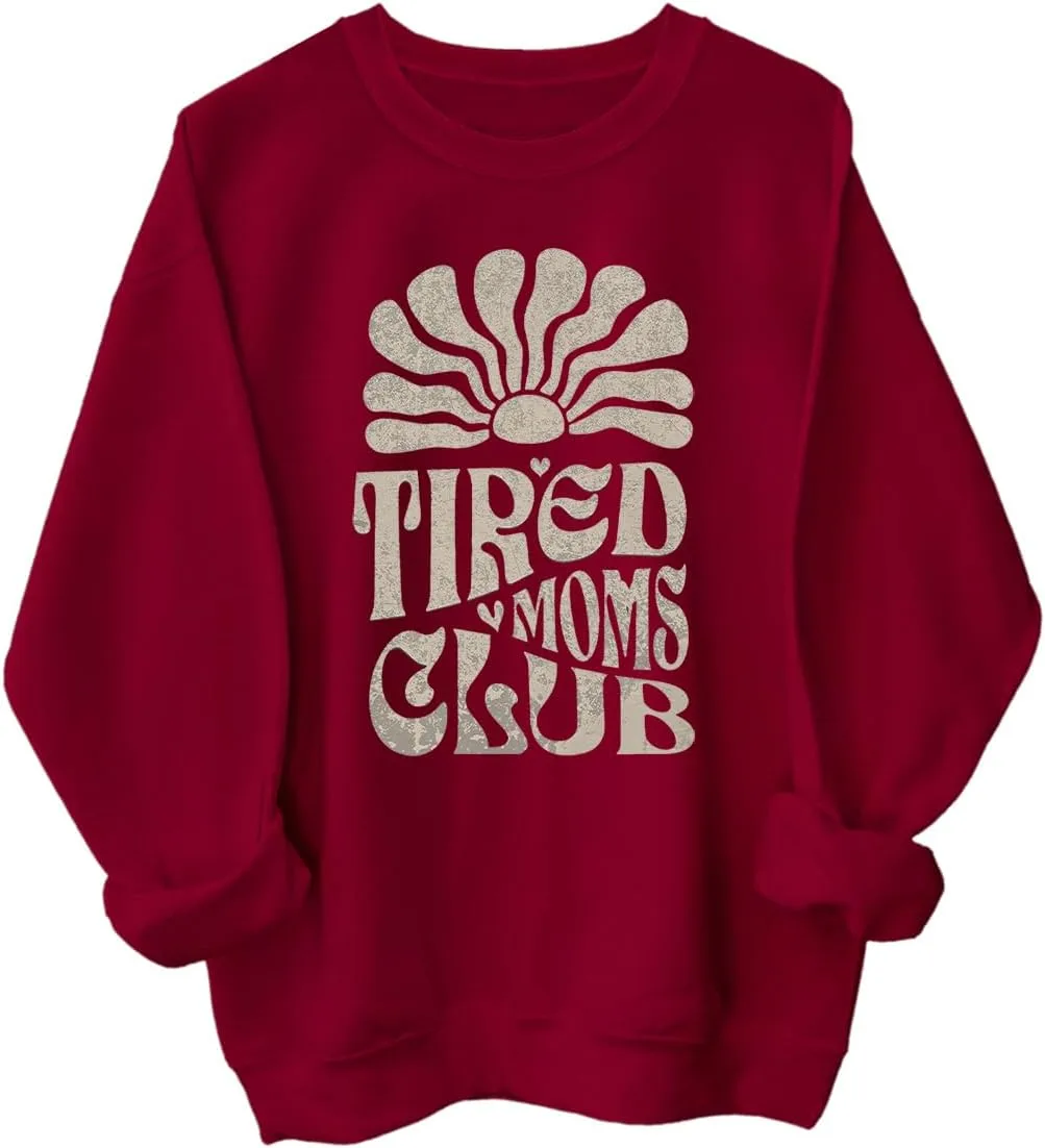 Футболка с длинным рукавом Tired Moms Club