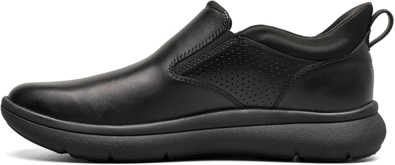 Мужские слипоны Florsheim Fleet с простым носком, черный — фото 4