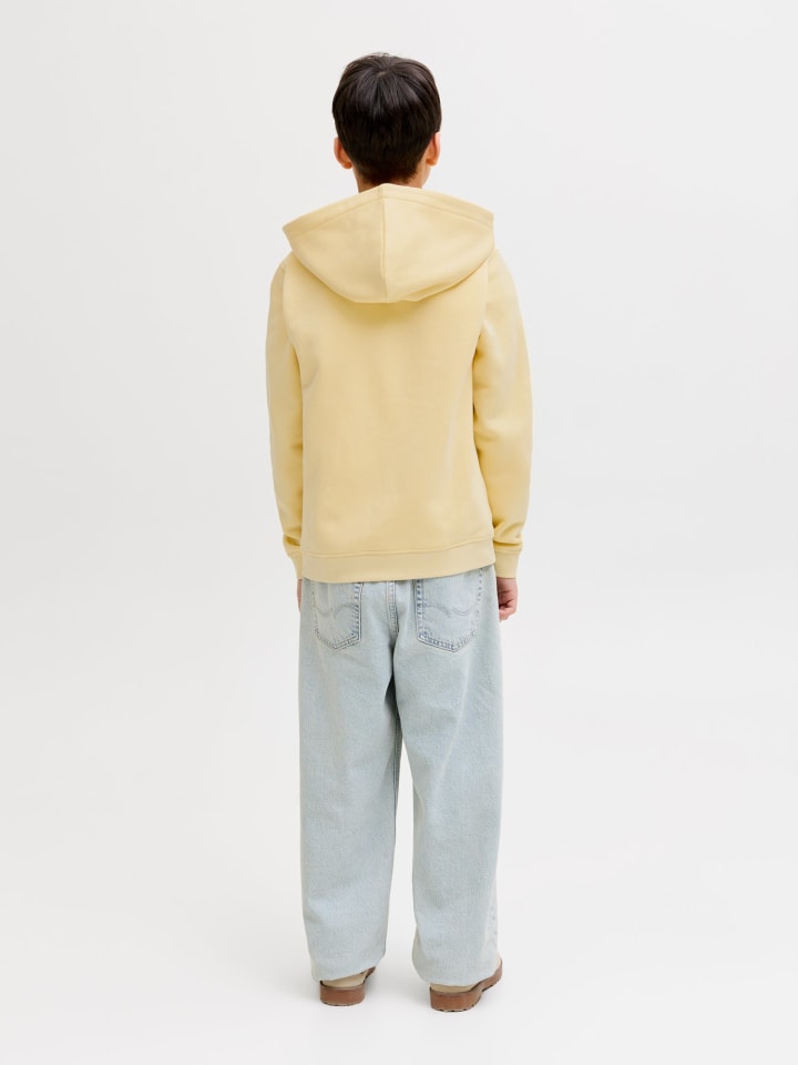 JACK & JONES Junior Толстовка с капюшоном JJESOHO SWEAT HOOD JNR на солнце — фото 3