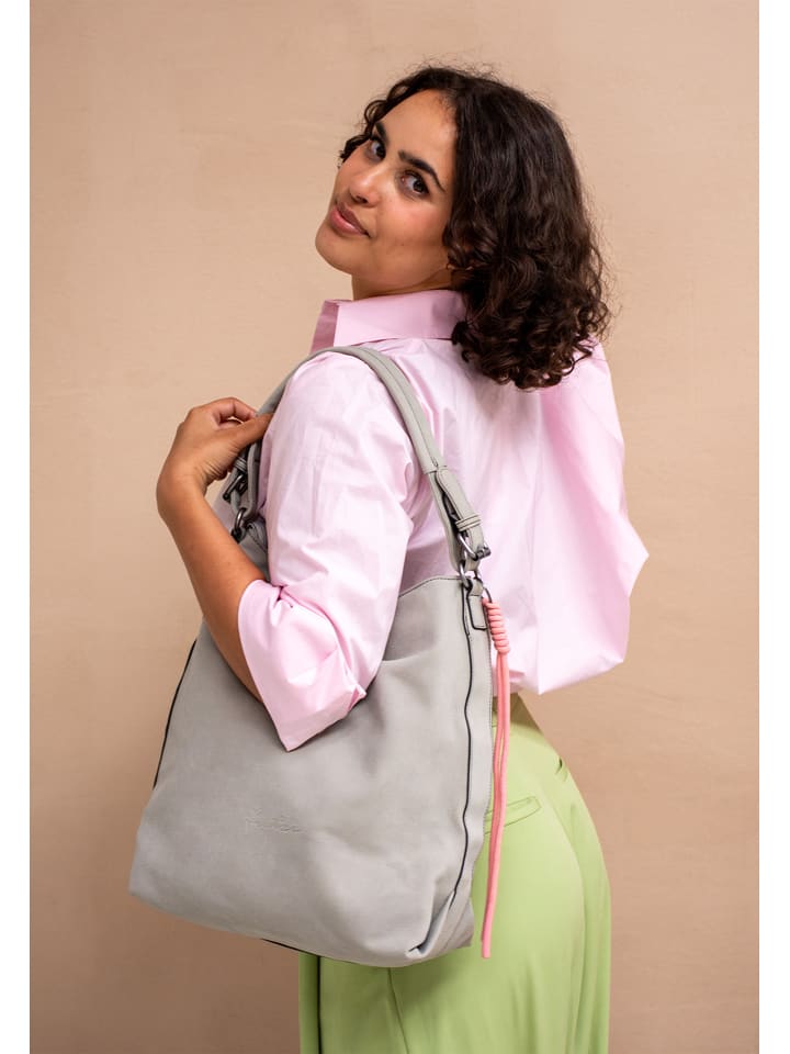 

Fritzi aus Preußen Сумка через плечо "Jacky" светло-серого цвета - (Ш)34 x (В)32 x (Г)15 см