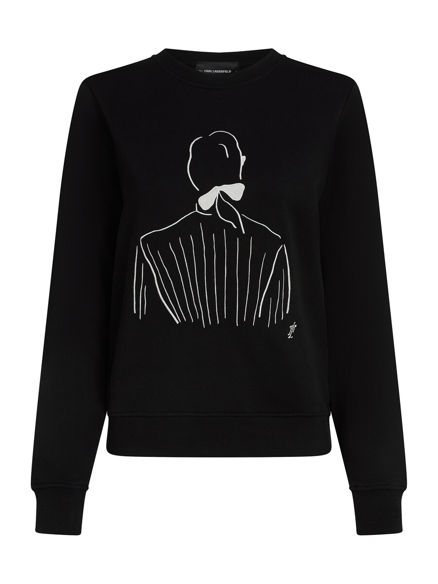 

Толстовка Karl Lagerfeld KL x Jorge Parra, черный