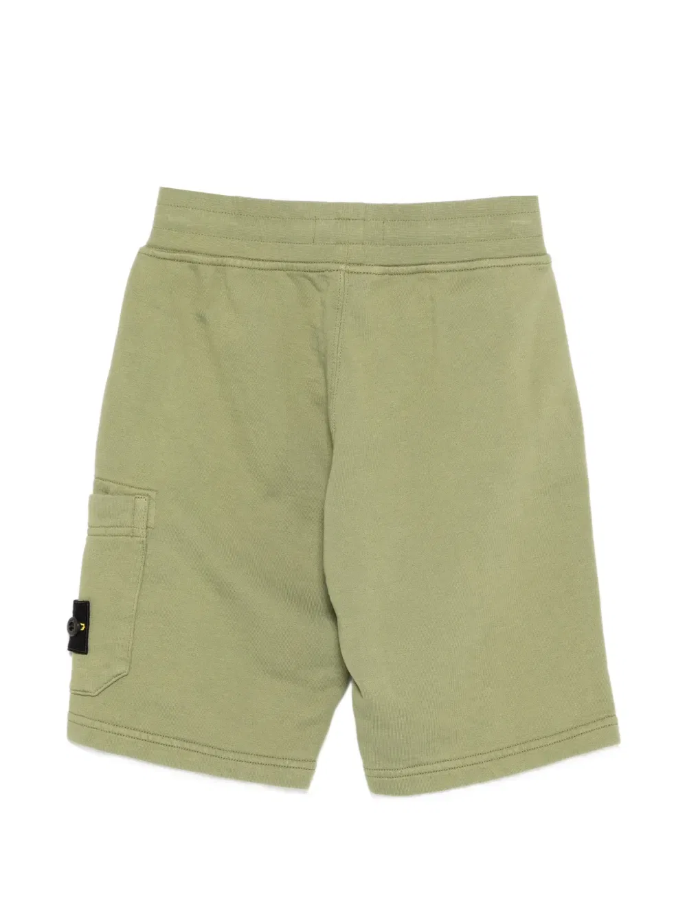Шорты с нашивкой логотипа Stone Island Junior, зеленый — фото 2
