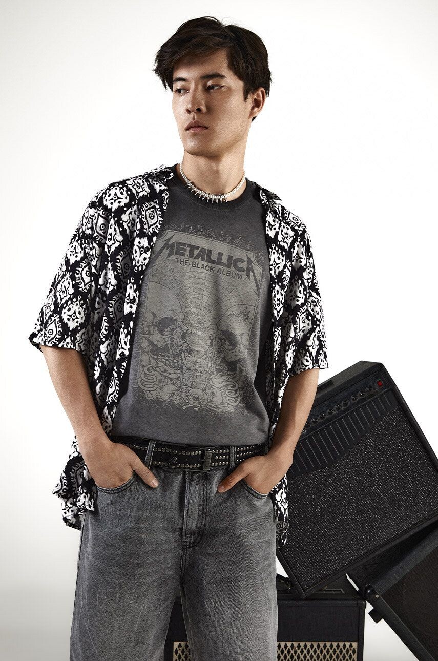 

Хлопковая футболка Medicine, серый