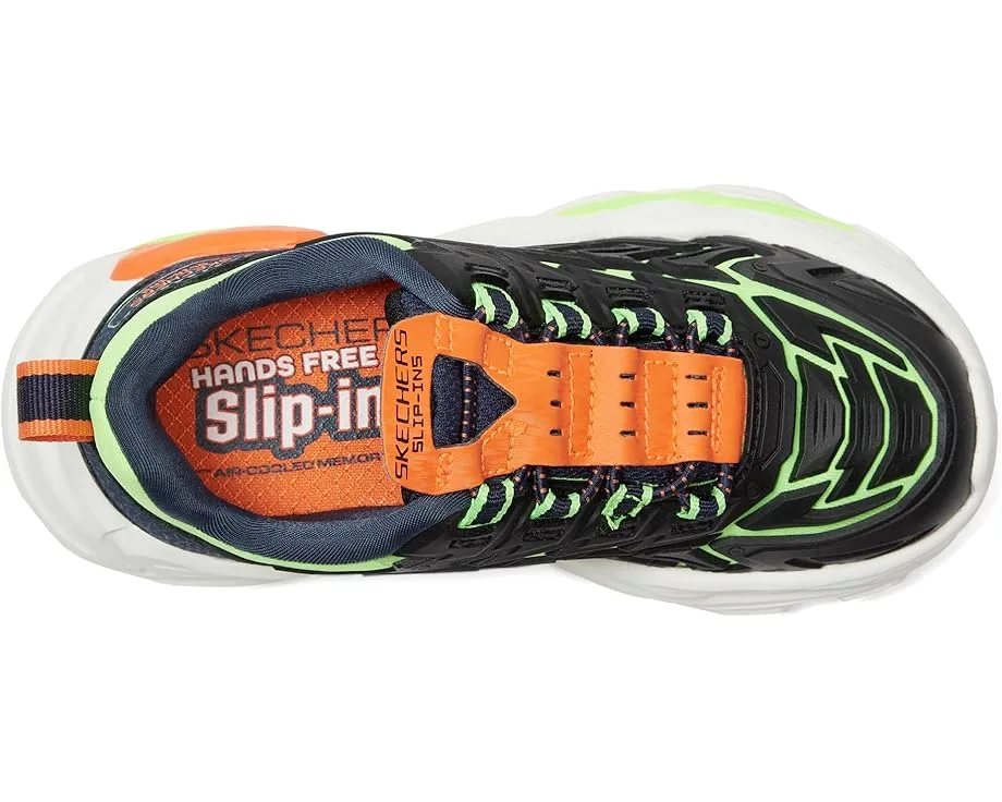 Кроссовки SKECHERS KIDS Hands Free Slip-ins-skech-bots 2.0 403893L (Little Kid/Big Kid), Black/Lime — фото 2