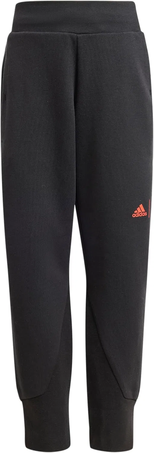 Детские спортивные брюки Adidas Star Wars ZNE унисекс, черный/ярко-красный — фото 3