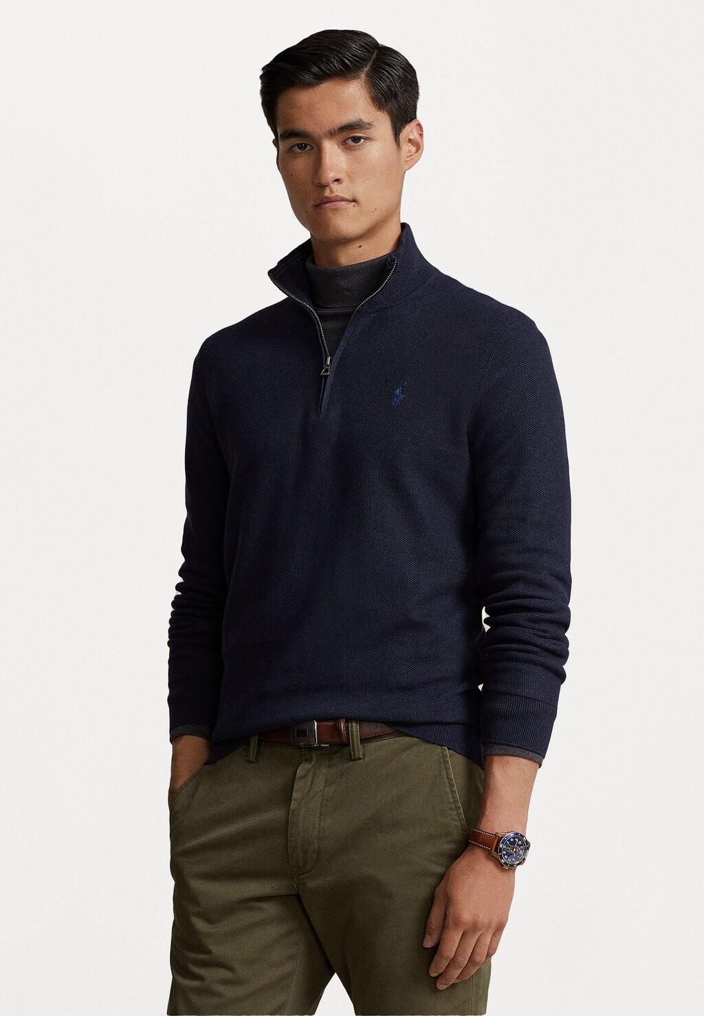 

Свитер С ДЛИННЫМ РУКАВОМ Polo Ralph Lauren, темно-синий вереск