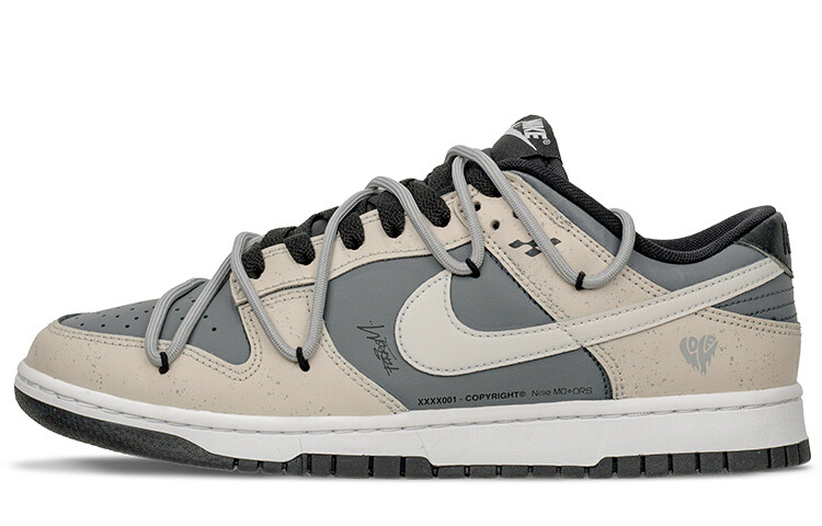 

Кроссовки Nike Dunk Skateboard Shoes Women's Low-Top Gray Black