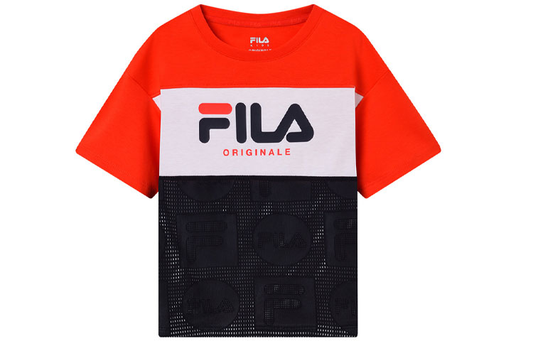 

Футболка для младших школьников FILA KIDS, красный