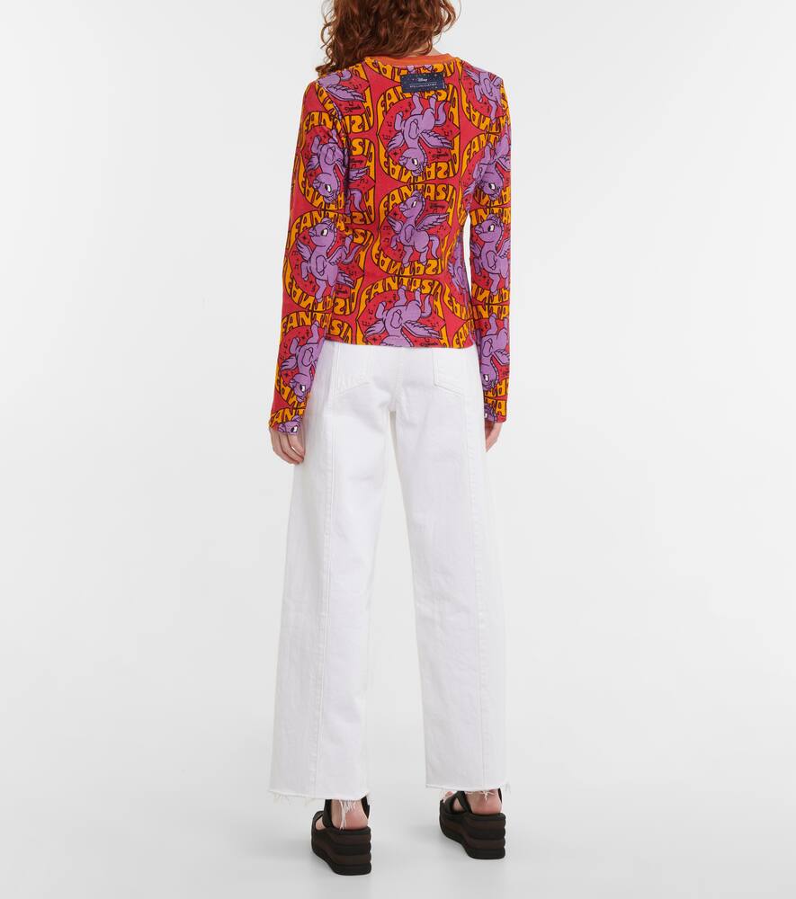 Топ из хлопкового махрового полотна с принтом Disney Stella McCartney, Multicolor — фото 3