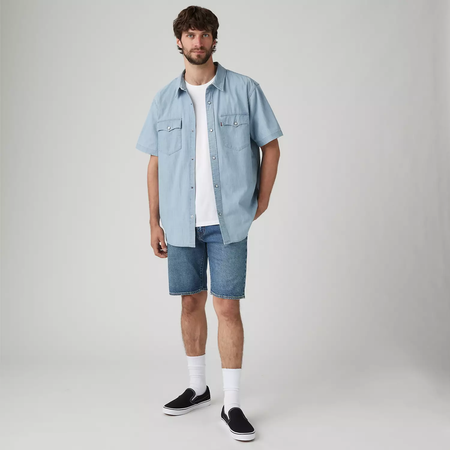 

405 Стандартные мужские шорты 10" Levi's, цвет Comeback Tour - Medium Wash