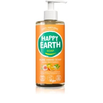 

Чистое мыло для рук Rose Petitgrain - 300 миллилитров Happy Earth