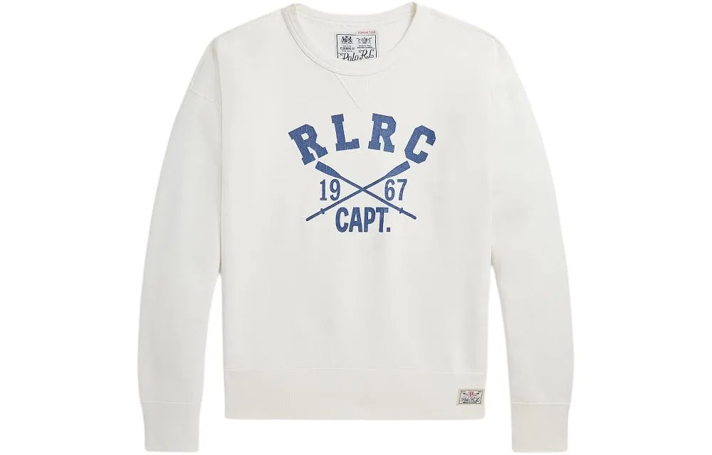 Свитшот мужской Nevis Island Ecru SS24 Polo Ralph Lauren