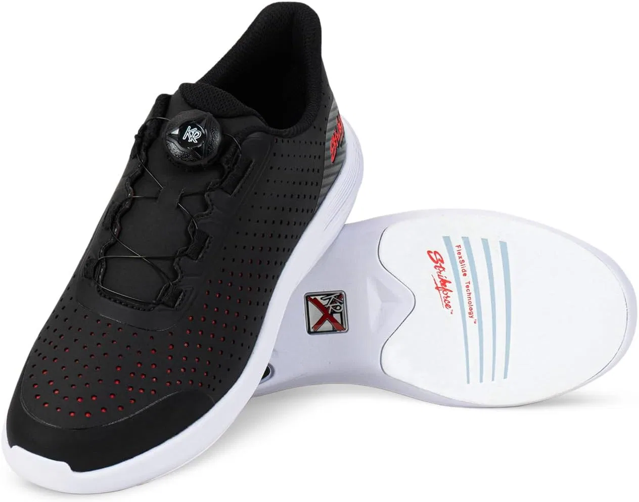 Мужские боулинговые ботинки KR Strikeforce Arrow Fast Twist, Black Red