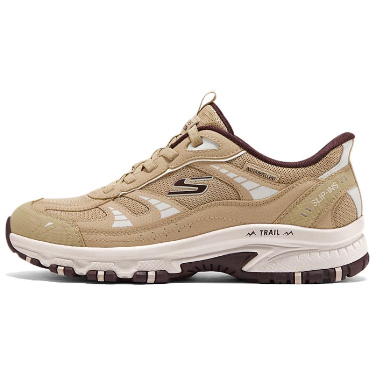 

Skechers Мужские износостойкие низкие повседневные туфли для улицы, коричневые и белые