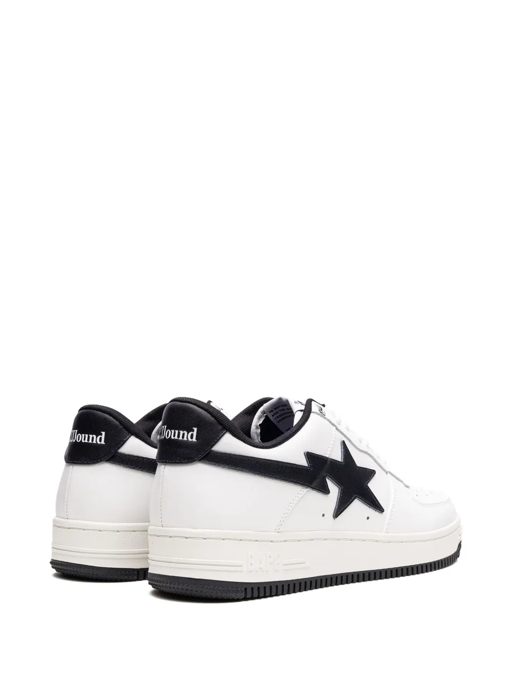 Кроссовки Jjjjound x Bapesta 'white navy' A BATHING APE, белый — фото 3