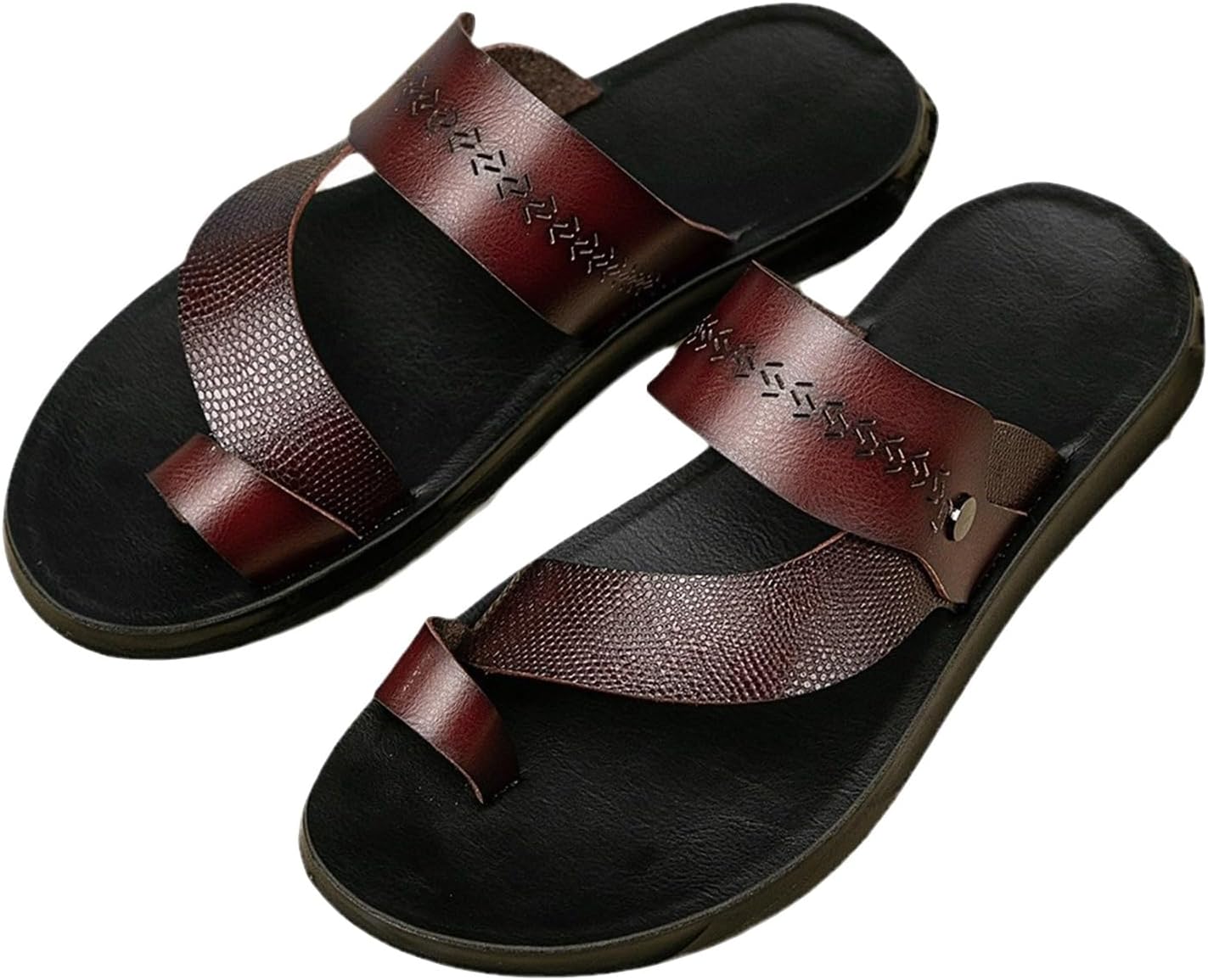 

Мужские сандалии-тонги WCXTY для комфортной коррекции hallux valgus, повседневные тапочки для большого пальца, ортопедические модные шлепанцы для ходьбы, коричневый