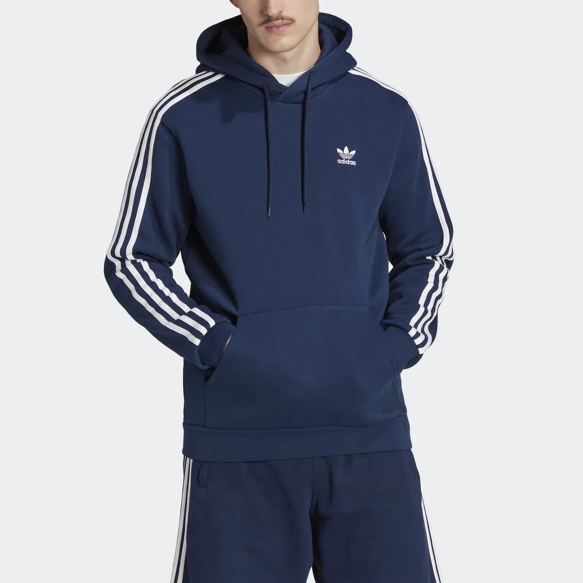 

Толстовка Adidas Originals с капюшоном "ADICOLOR CLASSICS 3STRIPES HOODIE", цвет Night Indigo