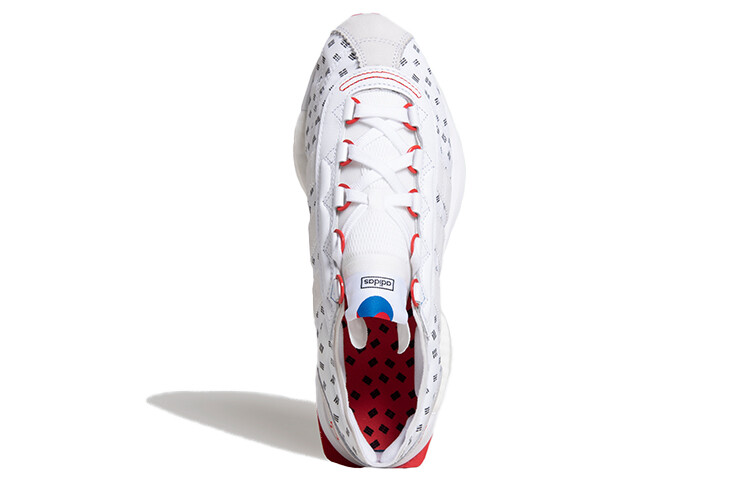 Кроссовки Adidas Originals SL Lifestyle Unisex, белый/красный — фото 3