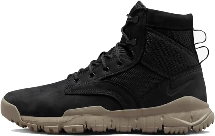 

Мужские кожаные ботинки Nike SFB 6 дюймов (862507-201, цвет: темно-грибной/светло-серый/темно-грибной), Black/Black-Light Taupe