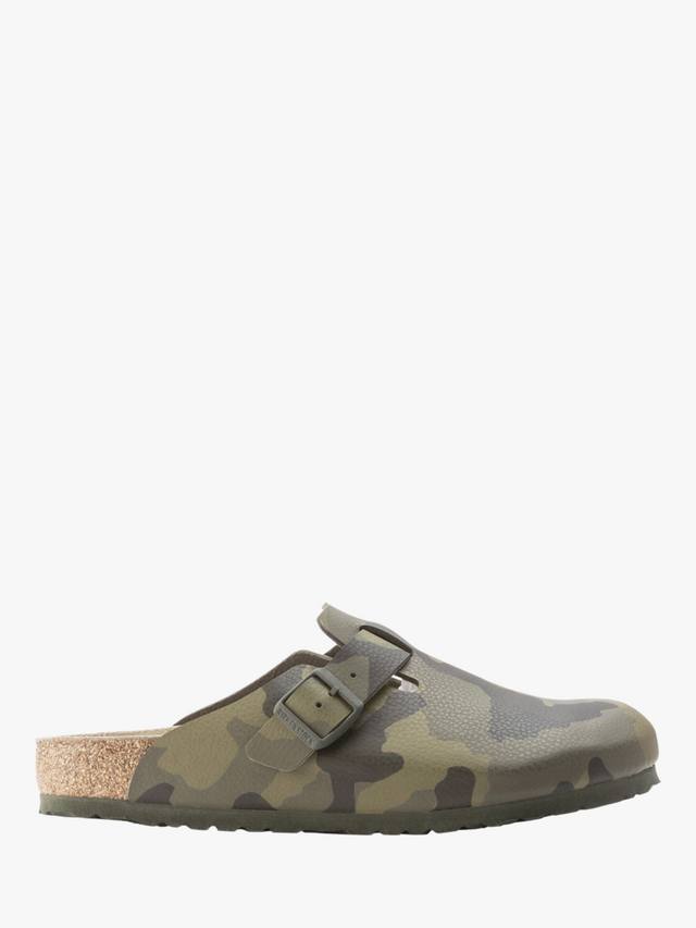 

Бостонские клоги Birko-Flor Nubuck в камуфляжном дизайне Birkenstock, Green/Multi