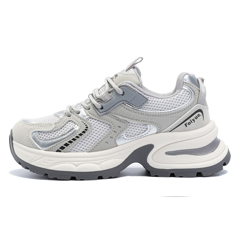 

Кроссовки Feiyue Lifestyle Shoes Women's Low-top, серебряный, Серый, Кроссовки Feiyue Lifestyle Shoes Women's Low-top, серебряный