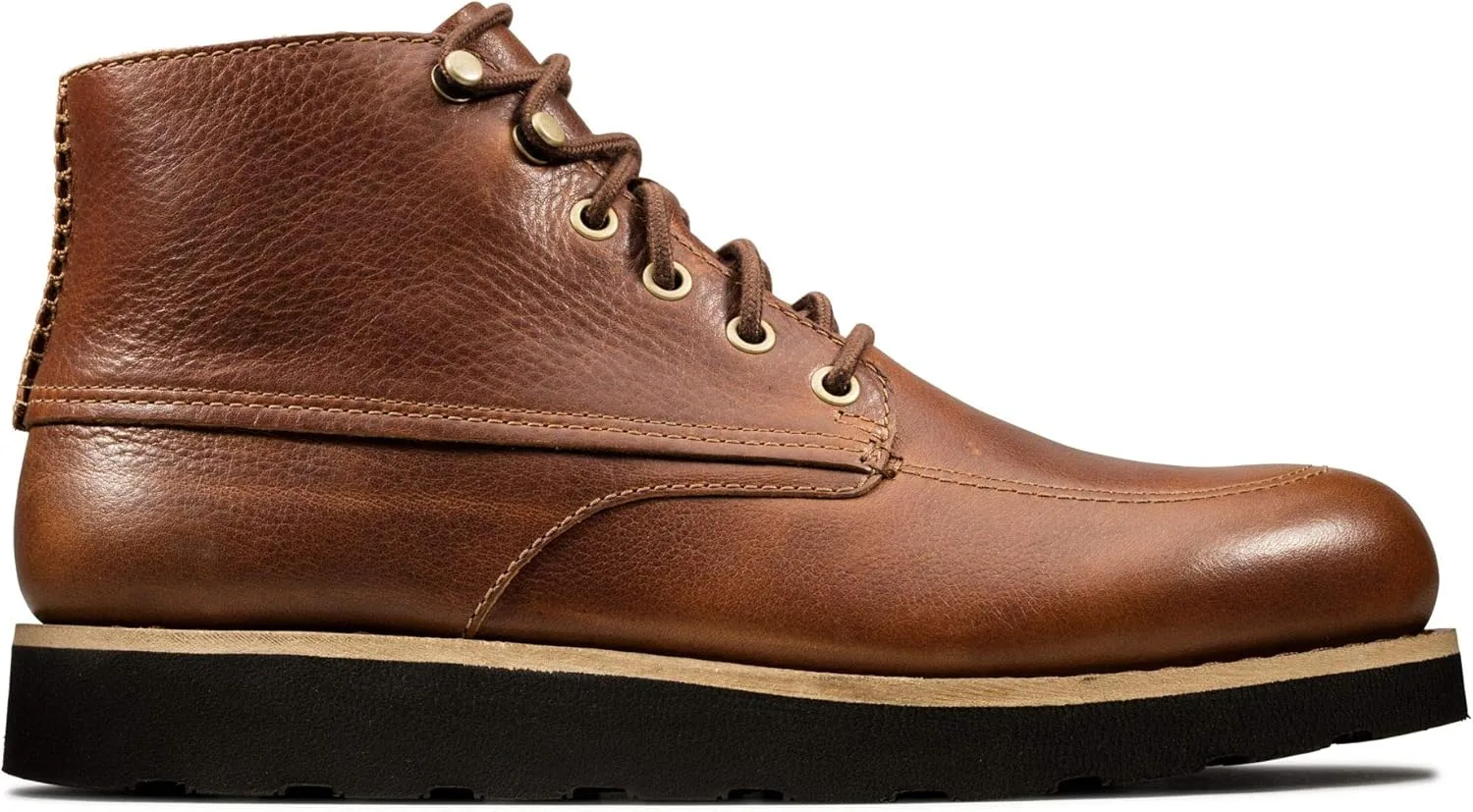 Мужские байкерские ботинки Clarks Trace Quest, коричневый/коричневый