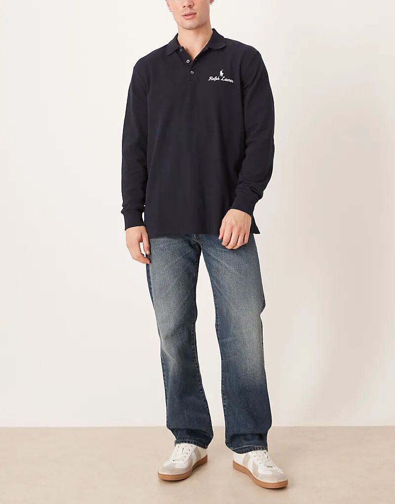 

Джинсы Polo Ralph Lauren Heritage прямого кроя в винтажном стиле темного цвета