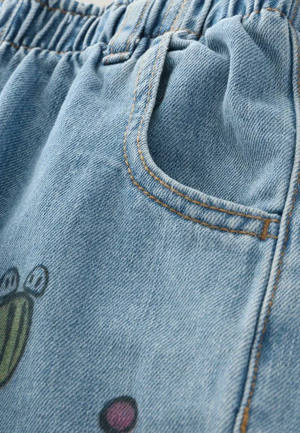 Джинсы прямого кроя с принтом и характером. Next, Denim — фото 4