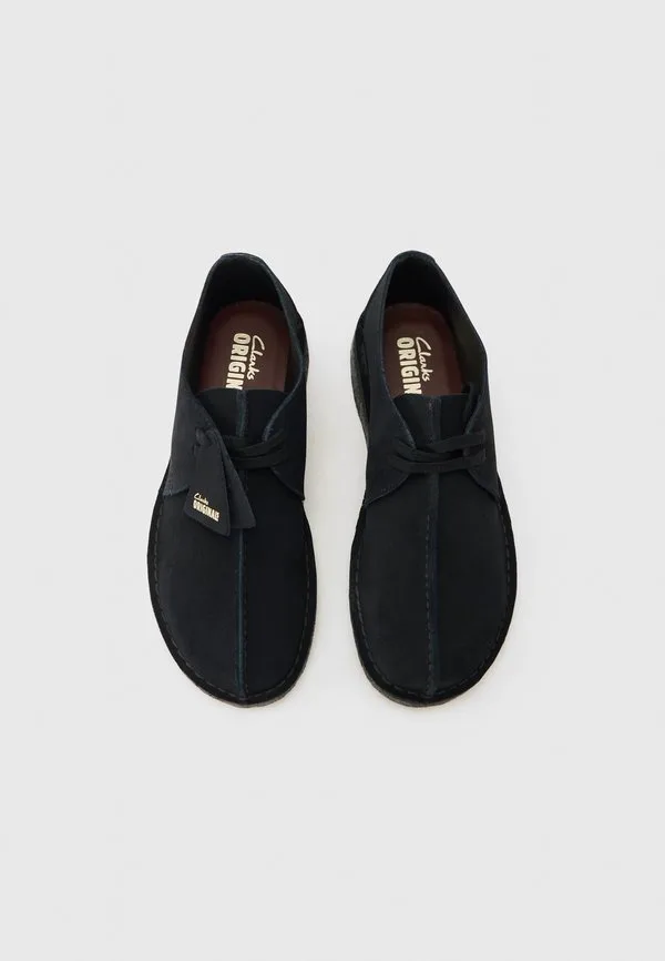 Повседневные ботинки на шнуровке в пустынном стиле Clarks Originals, Black — фото 4