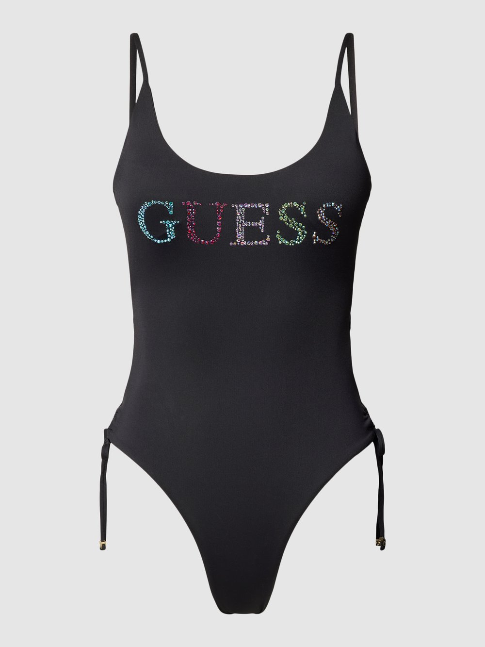 

Купальник со стразами, модель 'ONE PIECE' Guess, черный