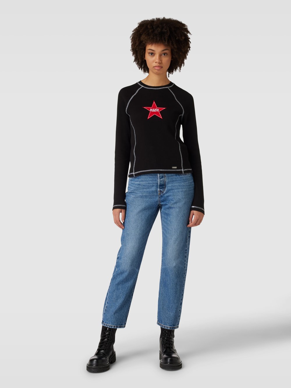 

Укороченные джинсы с 5-карманным дизайном Levi's