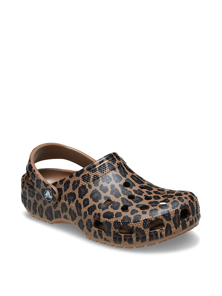 Классические леопардовые сабо Crocs, цвет print