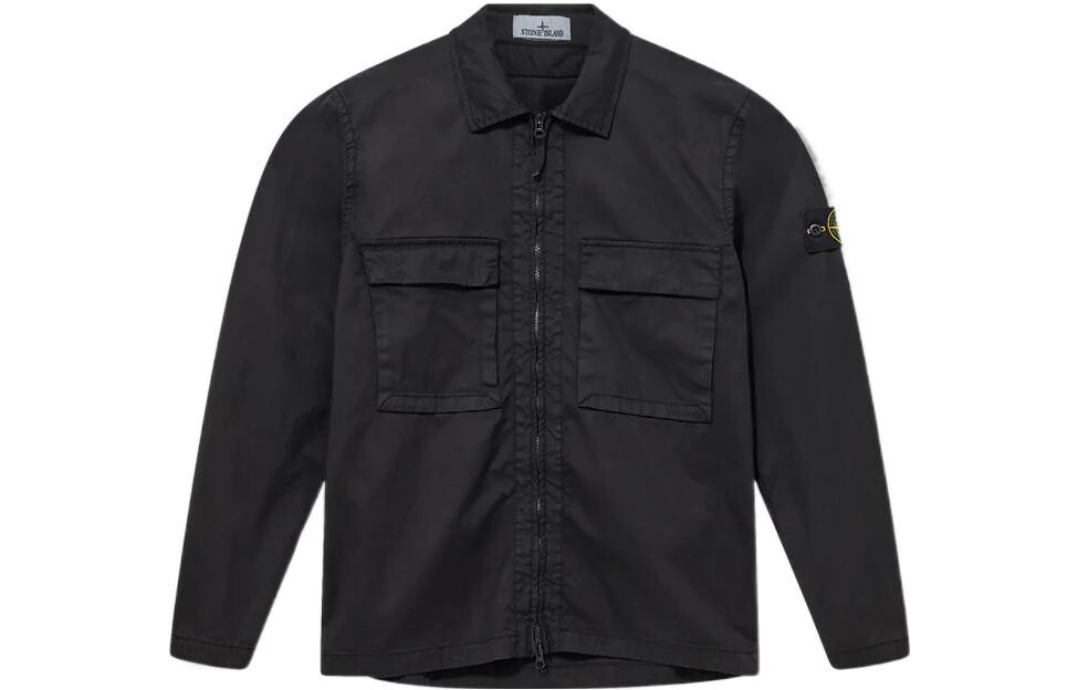 

Куртка Stone Island Men с двумя карманами, черный