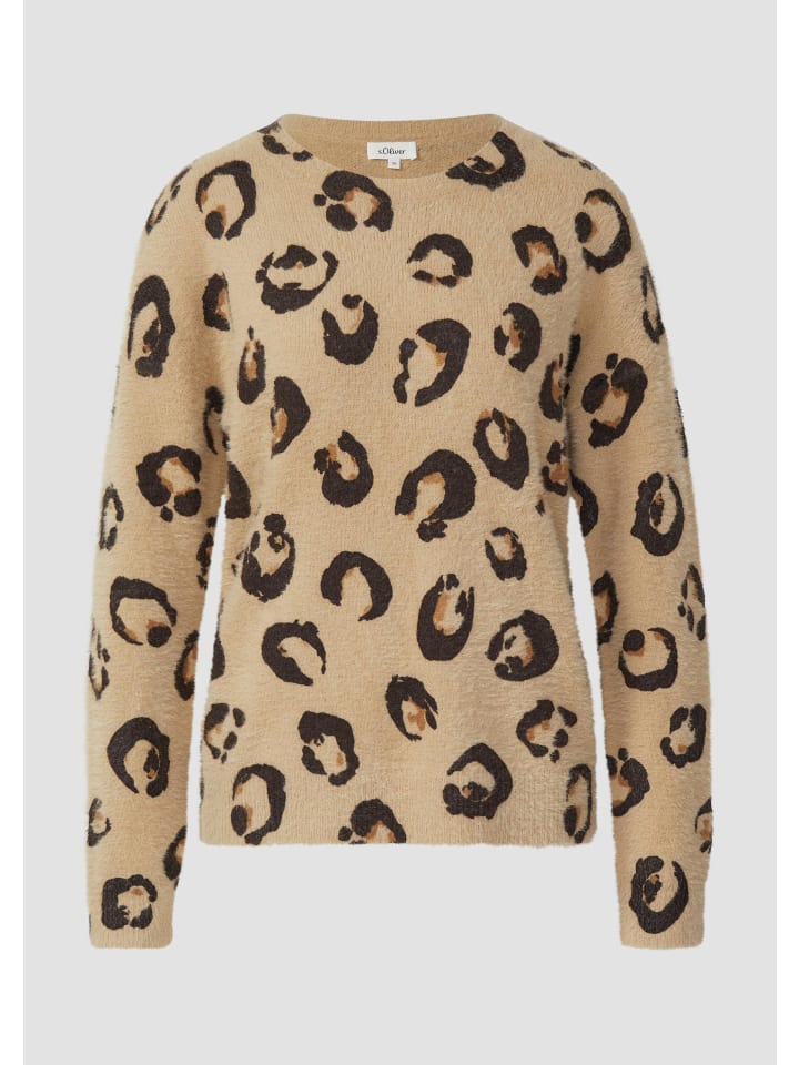 

s.Oliver Вязаный свитер в цвете 84B1_песочный