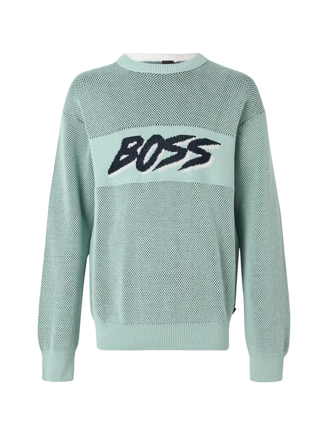Свитер Boss Kaywatch светло-зеленого цвета