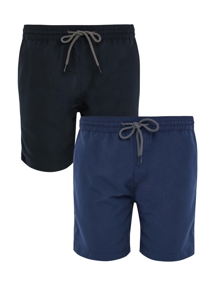 

Threadbare Плавки THB Swim Short Dawlish, комплект из 2 штук, темно-синего и черного цвета